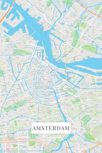 Mappa Amsterdam color, (26.7 x 40 cm)