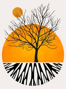 Illustrazione Warming Roots, Kubistika, (26.7 x 40 cm)