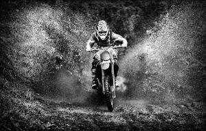 Fotografia artistica Motocross, PAUL GOMEZ, (40 x 24.6 cm)