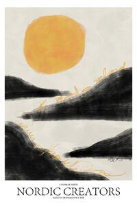 Illustrazione Sunrise, Nordic Creators, (30 x 40 cm)