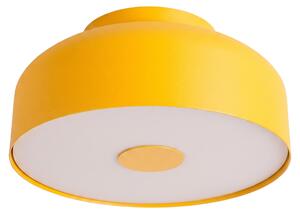 Plafoniera OMIQ giallo 4xE27 15W acciaio/PVC 15x30x30cm Sollux Lighting
