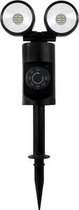 Luce da giardino a LED 'CT-GS Sens DUO', 2x 3W, sensore+timer