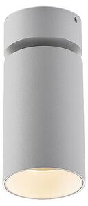 Faretto ad arco Brinja, bianco, rotondo, altezza 13 cm, Ø 6 cm