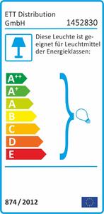 Applique McShine "GL-400PIR", con una presa E27, classe di protezione IP44, altezza 40 cm, rilevatore di movimento