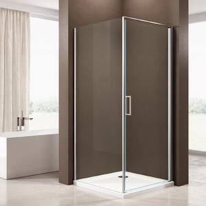 Cabina doccia angolare EX416S - Nano real glass - 6 mm - 80 x 80 x 195 cm