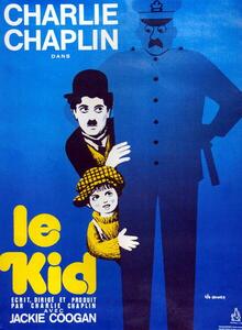 Fotografia artistica Charles Chaplin Le Kid, (30 x 40 cm)