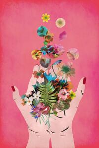 Illustrazione Frida s Hand s Pink Version, Treechild, (26.7 x 40 cm)