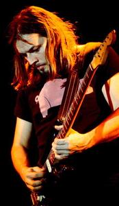 Fotografia David Gilmour February 1977 concert of rock band Pink Floyd