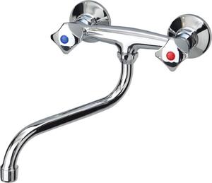 Miscelatore per lavabo a due leve Lucy con bocca S