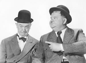Fotografia artistica Stan Laurel nd Oliver Hardy - The Big Noise, (40 x 30 cm)