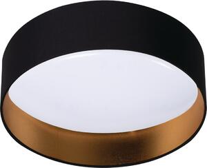 Plafoniera LED rotonda RIFA bianco e nero 17,5 W, bianco neutro 1500 lm, plastica, dimensioni: 11,6 x 40 x 40 cm, IP20, Kanlux