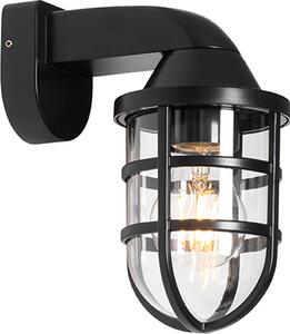 Lampada da esterno moderna, nera, IP54, Joeri