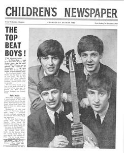 Fotografia artistica The Beatles front page of 'The Children's Newspaper' December 1963, English School,, (35 x 40 cm)