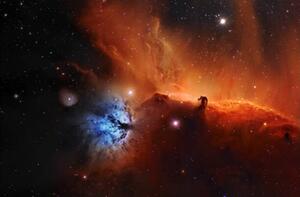 Fotografia artistica Horsehead nebula Ic 434 Narrowband, Paul C Swift, (40 x 26.7 cm)