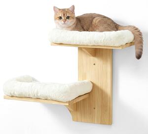 Kit per parete da gioco per gatti, realizzato in legno massello