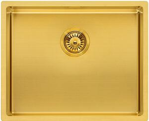 Lavello REGINOX MIAMI 50 x 40 nel colore ORO / Rivestimento PVD / Lavello