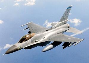 Fotografia artistica General Dynamics F-16 Falcon in flight, Stocktrek, (40 x 26.7 cm)