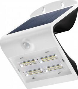 Applique solare a LED con rilevatore di movimento, 3,2W con batteria agli ioni di litio 18650