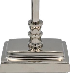 Lampada da tavolo Base per lampada SHINY 11,5x8x47 cm Lampada Argento Metallo