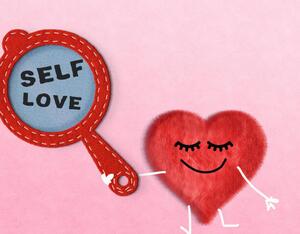 Fotografia artistica conceptual image of self love-Cartoon heart, Carol Yepes, (40 x 30 cm)
