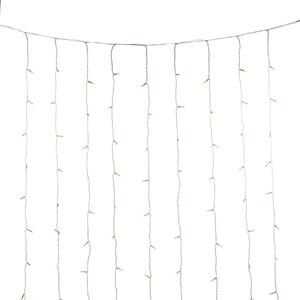 Konstsmide luci di Natale LED pioggia di ghiaccio tenda luminosa bianco caldo