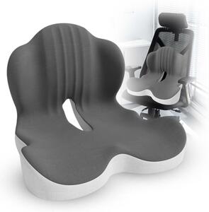 Cuscino da seduta, in memory foam, con supporto lombare, grande, per sedia da ufficio