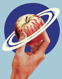 Illustrazione Nasa Space Apple, Circular Concepts, (30 x 40 cm)