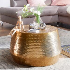 Tavolino MAHESH 60x36x60 cm Tavolino in alluminio Oro