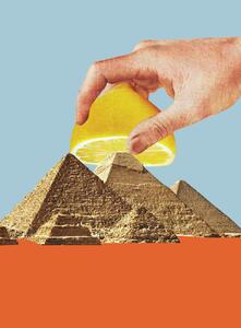 Illustrazione Pyramides of Lemonade, Circular Concepts, (30 x 40 cm)