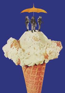 Illustrazione Ice Cream Landing, Circular Concepts, (30 x 40 cm)