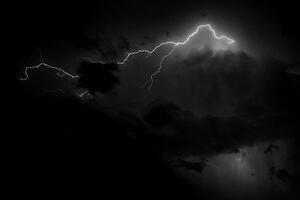 Fotografia artistica lightning in dark sky, CCeliaPhoto, (40 x 26.7 cm)