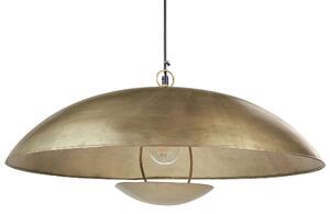 BELIANI Lampada a sospensione in ottone con paralume in ferro design moderno fatto a mano accessori per la casa decorazione