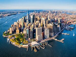 Fotografia artistica aerial view of Lower Manhattan New York, Eloi_Omella, (40 x 30 cm)