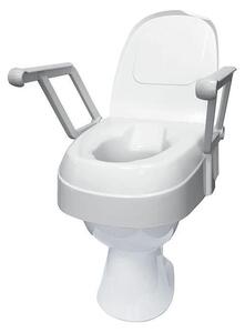Alza WC Theo con Braccioli e Coperchio - Altezza Regolabile