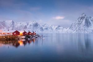 Fotografia artistica Village Hamnoy Lofoten Islands Norway, ProPIC, (40 x 26.7 cm)