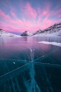 Fotografia artistica Frozen Lake Bianco Bernina Pass Switzerland, Roberto Moiola / Sysaworld, (26.7 x 40 cm)