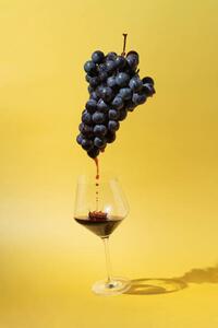 Fotografia artistica Still life with black grapes and, Amax Photo, (26.7 x 40 cm)