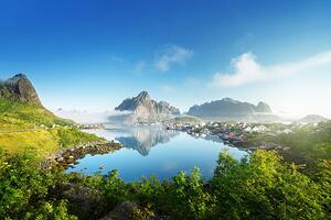 Fotografia artistica Reine Village Lofoten Islands Norway, IakovKalinin, (40 x 26.7 cm)