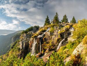 Fotografia artistica Pancava waterfall in Karkonosze national park, alex_ugalek, (40 x 30 cm)