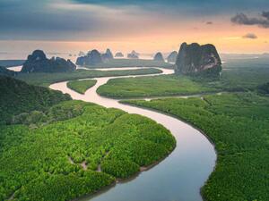 Fotografia artistica Beautiful landscape Phangnga bay unseen view, Jackyenjoyphotography, (40 x 30 cm)
