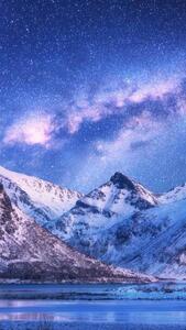 Fotografia artistica Scenic view of snowcapped mountains against, TSHEPO Tladi tt48 / 500px, (22.5 x 40 cm)