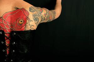 Fotografia artistica Corset tattoo, PepeLaguarda, (40 x 26.7 cm)