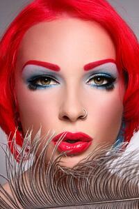 Fotografia artistica Redhead covergirl, olgaecat, (26.7 x 40 cm)