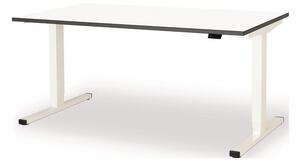Desk levero H650-1250xL1600xD800mm segnale bianco,RAL9003/bianco elettr.MAUSER LVMZ282K+KV16/9003/k106sw Z-V