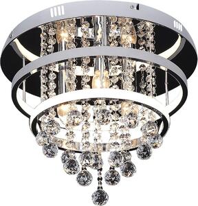 Rabalux 2237 Lampada da soffitto a 3 faretti Pallas, E14, 32 W, 4000 K, 2030 lm, bianco-argento, rotonda, bianco neutro, dimmerabile