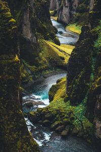 Fotografia artistica Fjadrargljufur Canyon In Iceland, borchee, (26.7 x 40 cm)