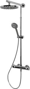 Colonna doccia con termostato Schulte Classic, rotonda, cromata D9640 02