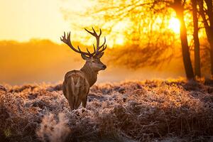Fotografia artistica Red deer, arturasker, (40 x 26.7 cm)