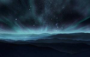 Fotografia artistica Northern lights, Rastan, (40 x 26.7 cm)