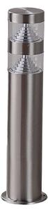 Lindby Lanea Lampada da terra a LED, 40 cm, grigio, acciaio inox, IP44
